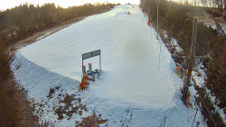 Kamera u nástupu na vlek svah A