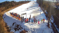 Kamera u nástupu na vlek svah A