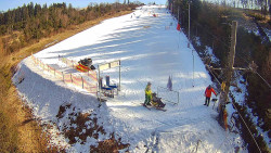 Kamera u nástupu na vlek svah A