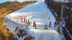 Kamera u nástupu na vlek svah A