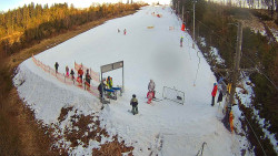 Kamera u nástupu na vlek svah A