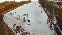 Kamera u nástupu na vlek svah A