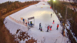 Kamera u nástupu na vlek svah A