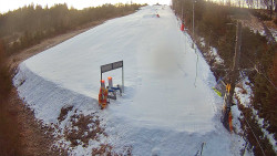 Kamera u nástupu na vlek svah A