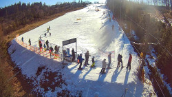 Kamera u nástupu na vlek svah A