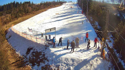 Kamera u nástupu na vlek svah A