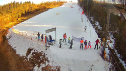 Kamera u nástupu na vlek svah A