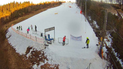 Kamera u nástupu na vlek svah A