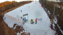 Kamera u nástupu na vlek svah A