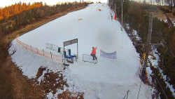 Kamera u nástupu na vlek svah A