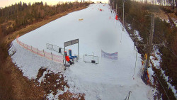 Kamera u nástupu na vlek svah A