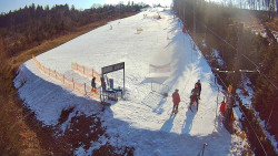 Kamera u nástupu na vlek svah A