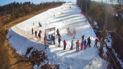 Kamera u nástupu na vlek svah A