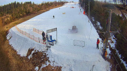 Kamera u nástupu na vlek svah A