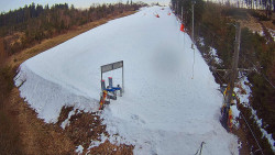 Kamera u nástupu na vlek svah A