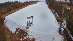 Kamera u nástupu na vlek svah A