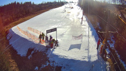 Kamera u nástupu na vlek svah A