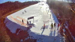 Kamera u nástupu na vlek svah A