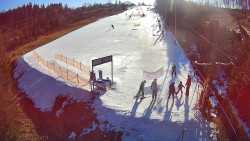 Kamera u nástupu na vlek svah A