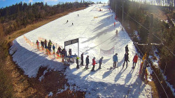 Kamera u nástupu na vlek svah A