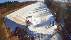 Kamera u nástupu na vlek svah A