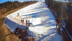 Kamera u nástupu na vlek svah A