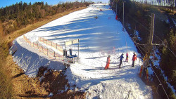 Kamera u nástupu na vlek svah A