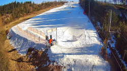 Kamera u nástupu na vlek svah A