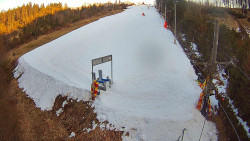 Kamera u nástupu na vlek svah A