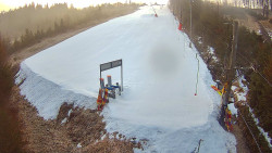 Kamera u nástupu na vlek svah A