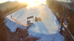 Kamera u nástupu na vlek svah A