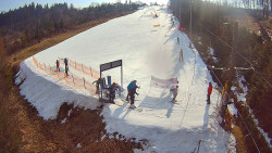 Kamera u nástupu na vlek svah A