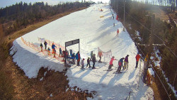 Kamera u nástupu na vlek svah A