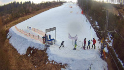 Kamera u nástupu na vlek svah A