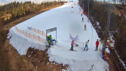 Kamera u nástupu na vlek svah A