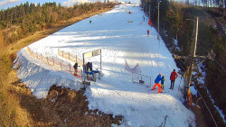 Kamera u nástupu na vlek svah A