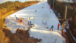 Kamera u nástupu na vlek svah A