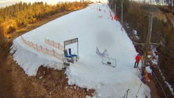 Kamera u nástupu na vlek svah A