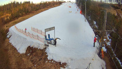 Kamera u nástupu na vlek svah A