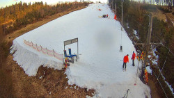 Kamera u nástupu na vlek svah A