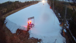 Kamera u nástupu na vlek svah A