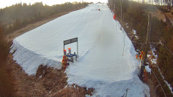 Kamera u nástupu na vlek svah A