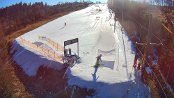 Kamera u nástupu na vlek svah A