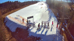 Kamera u nástupu na vlek svah A