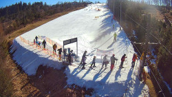 Kamera u nástupu na vlek svah A