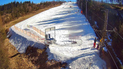 Kamera u nástupu na vlek svah A