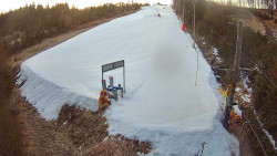 Kamera u nástupu na vlek svah A