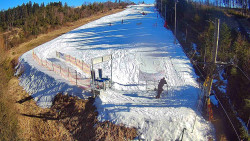 Kamera u nástupu na vlek svah A