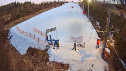 Kamera u nástupu na vlek svah A