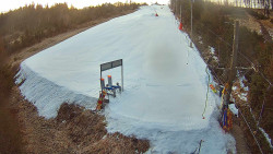 Kamera u nástupu na vlek svah A